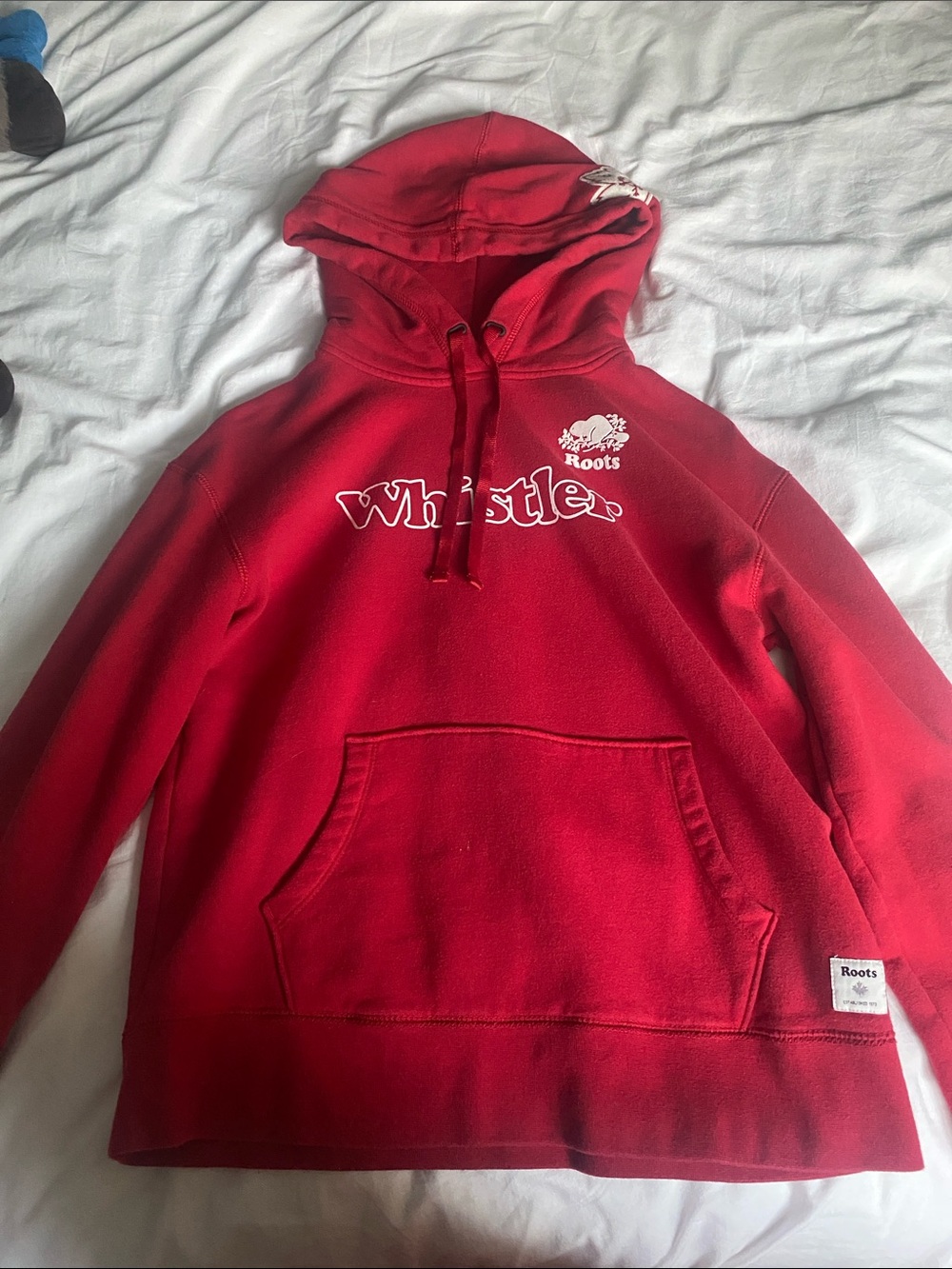 Roots Red Whistler Hoodie - kids pullover